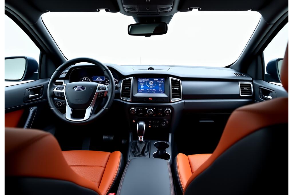 2022 Ford Ranger Wildtrak interior