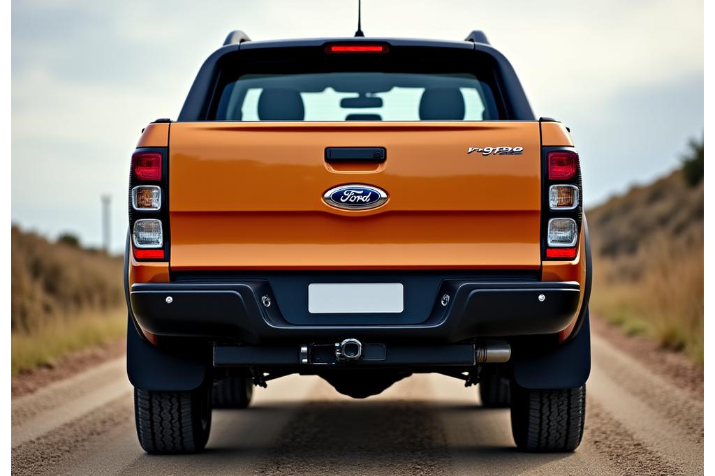 2022 Ford Ranger Wildtrak rear view